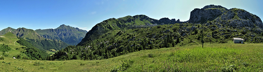 Panorama sulla Corna Grande - versante nord-ovest